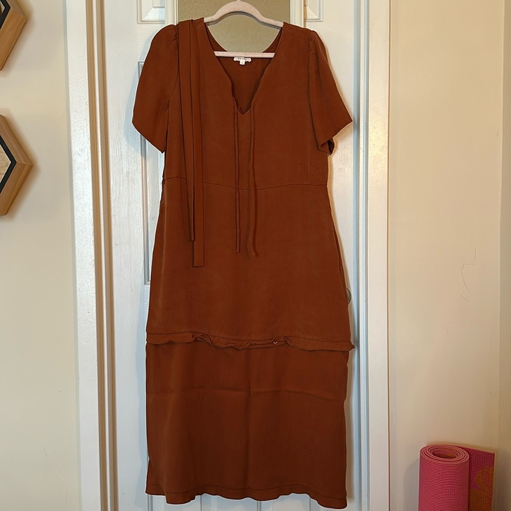 Vetta Capsule Dress, Terracotta